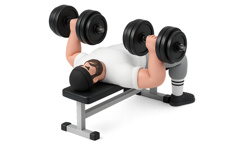 Dumbbell Bench Press exercise image