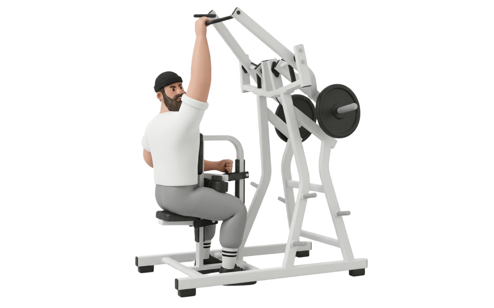 Iso-Lateral Wide Pulldown exercise image