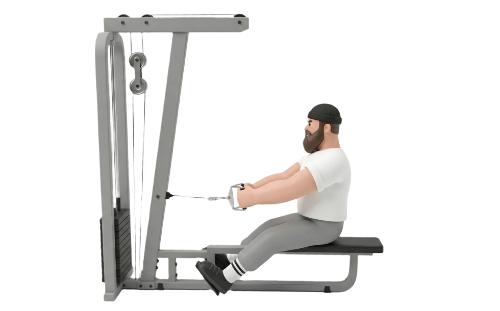 Seated Cable Row exercise image